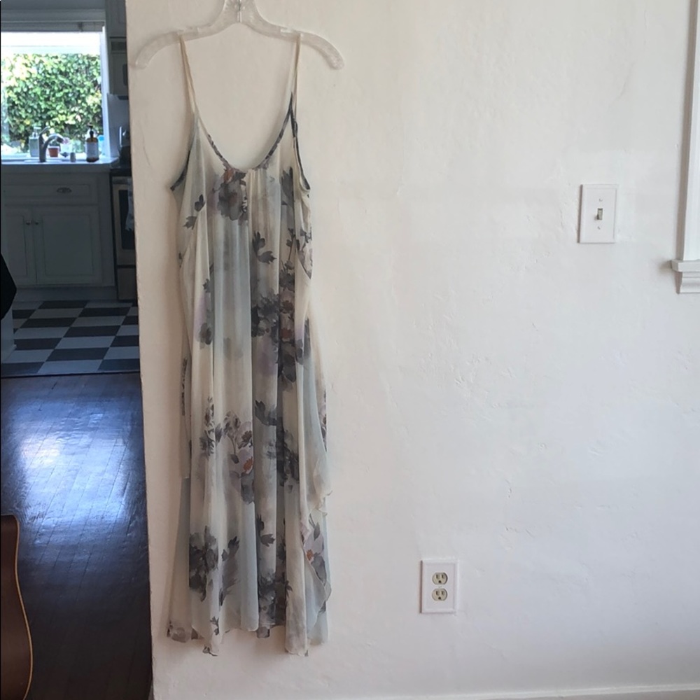 Free People Floral Slip Midi Dres